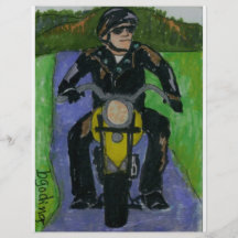 motorcykel personliga flygblad
