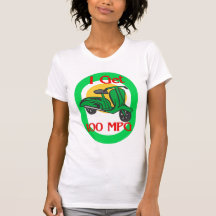 Motorisk sparkcykel 100 MPG T-shirt