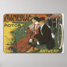 Motoriska Minerva, Antwerp Affischer