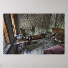 Mottagningsrum för granatröttspökstadhotell - Mont Posters