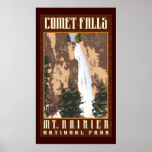 Mount Rainier nationalpark Posters
