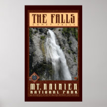 Mount Rainier nationalpark Posters