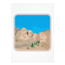 Mount Rushmore Anpassade Inbjudan