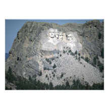 Mount Rushmore Black Hills, South Dakota, USA Anpassade Inbjudan