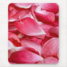 Mousemat lodrät - rosa Petalbakgrund Mus Mattor