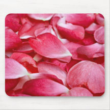 Mousemat vågrät - rosa Petal Mus Matta