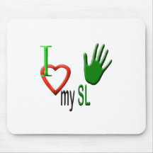 Mousepad "älskar jag min SL ", Mus Matta