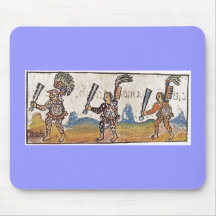 Mousepad: Aztec krigare Musmattor
