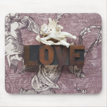 mousepad för cupidkärlekord mus matta
