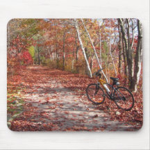 Mousepad för ~ för höstcykelritt mus matta