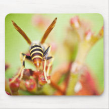 Mousepad för Wasp bakifrån Mus Matta