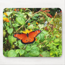 Mousepad-Insekt-Orange fjäril Musmatta