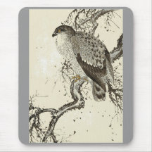 Mousepad japanskt fågeltryck nr. 4 musmatta
