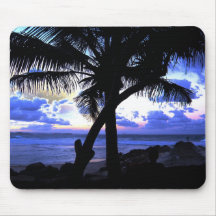 Mousepad månsken på regnbågefjärden Australien Musmattor