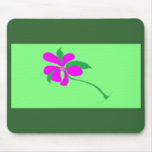 Mousepad med rosablomman musmattor