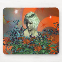 Mousepad naturflicka musmatta