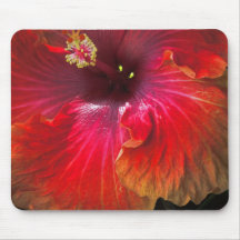 Mousepad röd gul blomma ZIZZAGO Musmattor