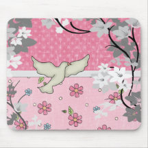 Mousepad-Rosor designad duva Musmattor