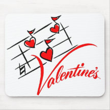 Mousepad-Valentin musik Mus Mattor