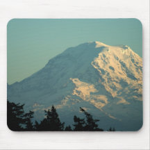 Mousepad: Vinter Mount Rainier Mus Matta