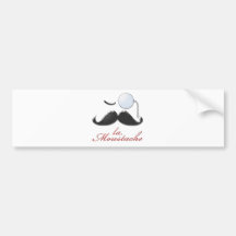 Moustache Autosticker