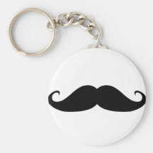 Moustache! Nyckel Ringar