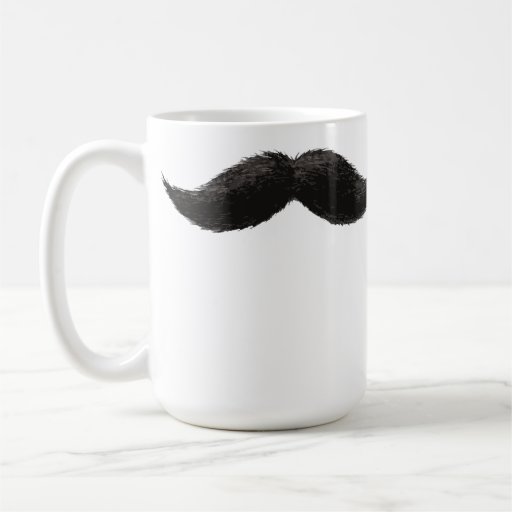 Moustachekaffemugg