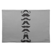 MoustacheLine Up Bordtabletter