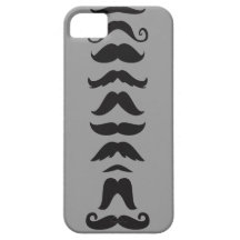 MoustacheLine Up iPhone 5 Case-Mate Skydd