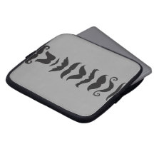 MoustacheLine Up Laptop Datorskydd