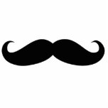 Moustacheutklippförklädnad, rolig mustasch photo cut outs