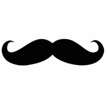 Moustacheutklippförklädnad, rolig mustasch photo cut outs