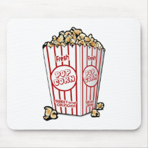 Movie Popcorn Mouse Pads