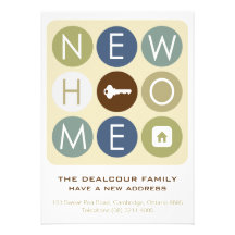 Moving House Announcement - Retro Typography
