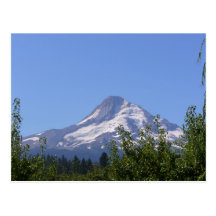 Mt-huva, Oregon på en Augusti dagvykort
