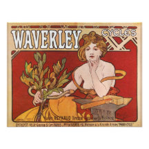Mucha ~ Waverley cyklar 1898 Tillkännagivanden