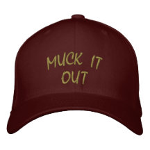 Muck det ut den rid- hatten