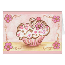 Muffinen tackar dig att card kort
