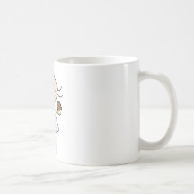 Muffinflicka Kaffe Kopp