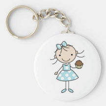 Muffinflicka Nyckelringar