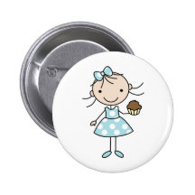 Muffinflicka Pins