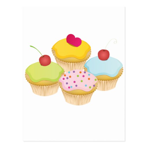 Muffins Vykort