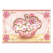 Muffinvisitkortar