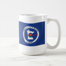 Mugg för flagga för reservation för Mille gummilac