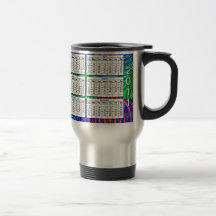 Mugg för Fractal för 2011 kalender termisk