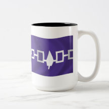 Mugg för IroquoisConfederacy flagga