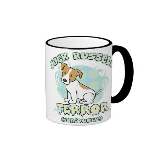 Mugg för jackRussell skräck