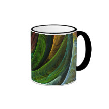 Mugg för kaffe för färghärlighetabstrakt