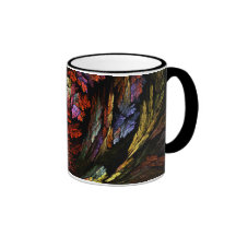 Mugg för kaffe för färgharmoniabstrakt