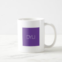 Mugg för kaffe för textmeddelande DYLI